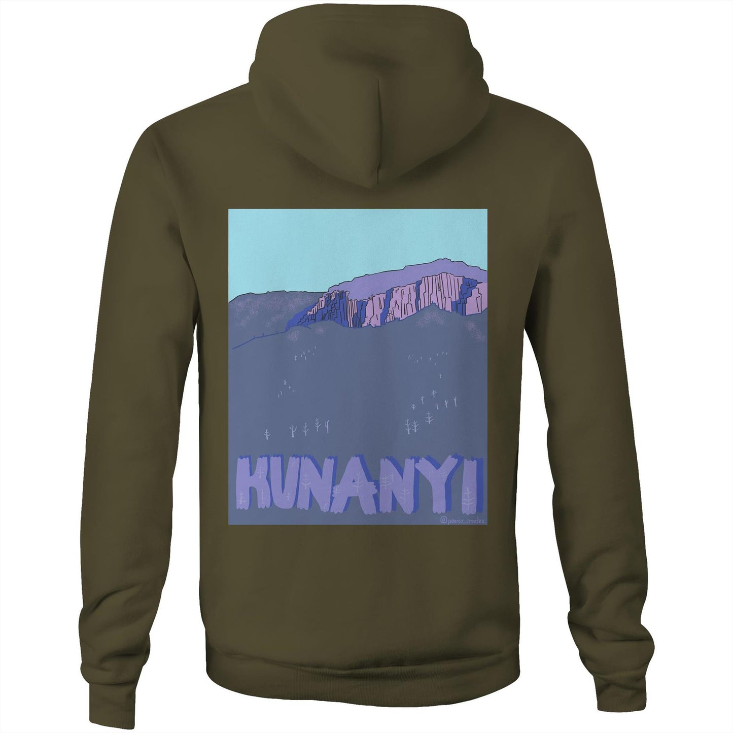AS Colour Stencil - Pocket Hoodie Sweatshirt - Kunanyi