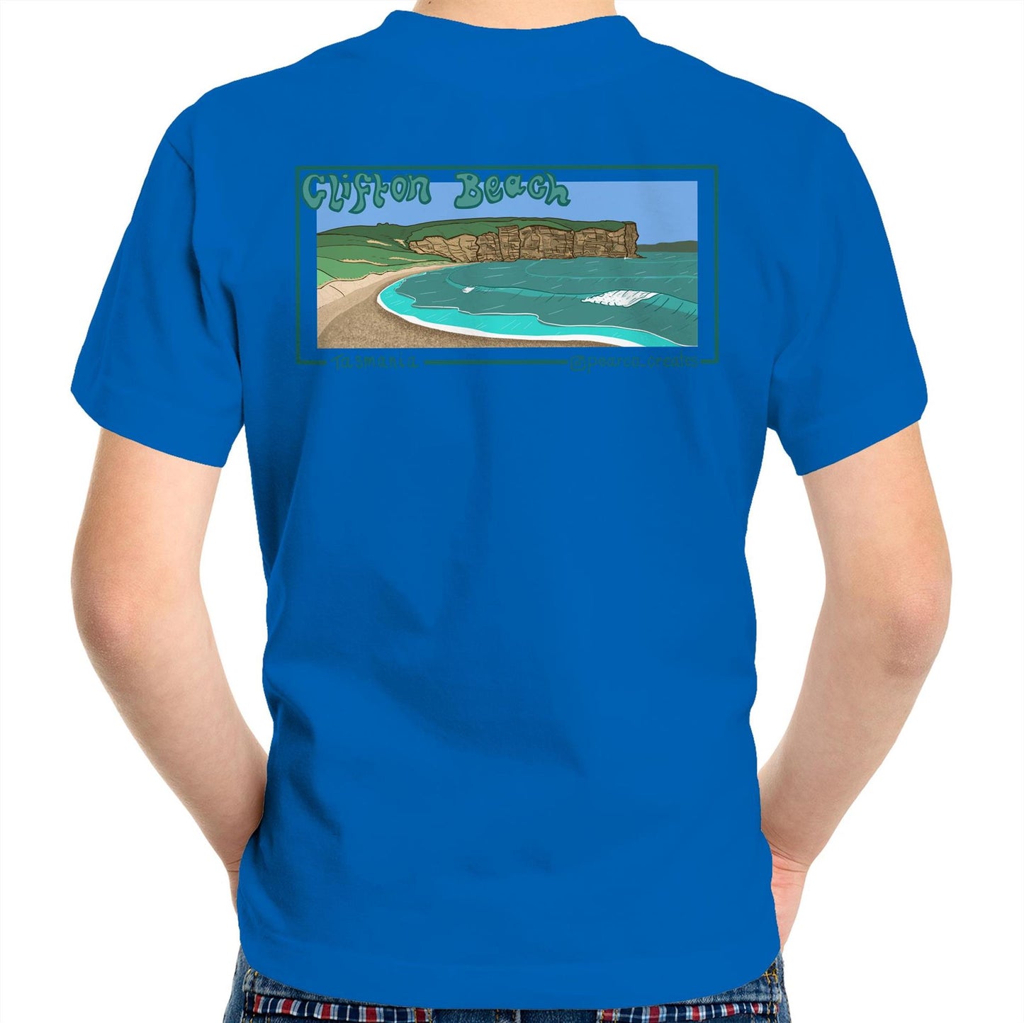 AS Colour Kids Youth Crew T-Shirt - Clifton Beach
