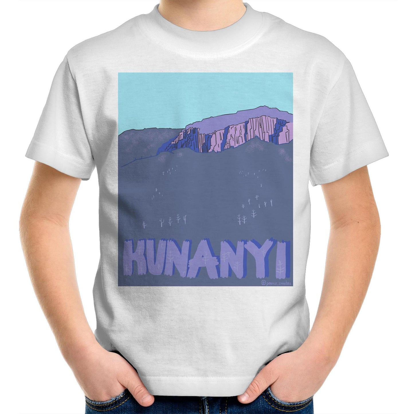AS Colour Kids Youth Crew T-Shirt - Kunanyi