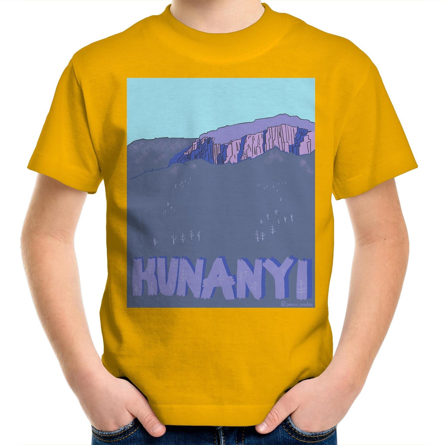 AS Colour Kids Youth Crew T-Shirt - Kunanyi