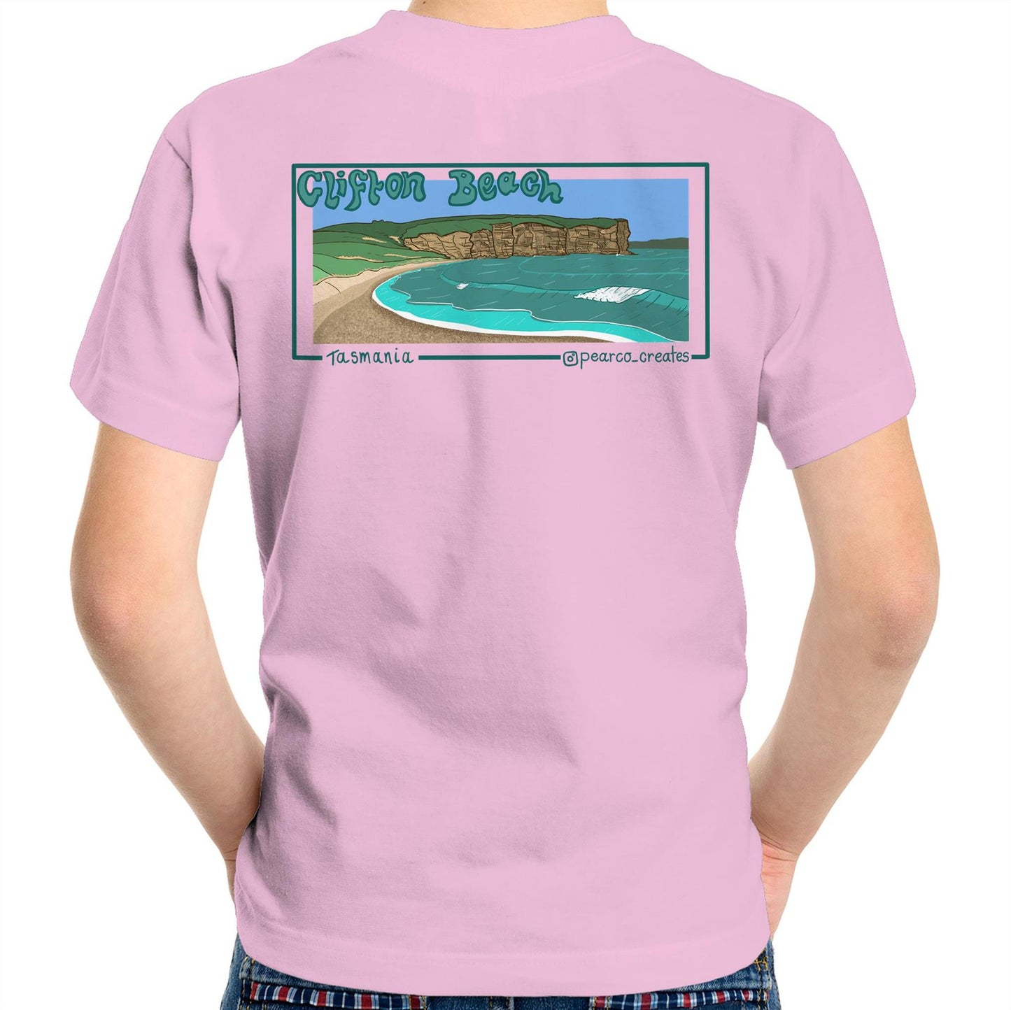 AS Colour Kids Youth Crew T-Shirt - Clifton Beach