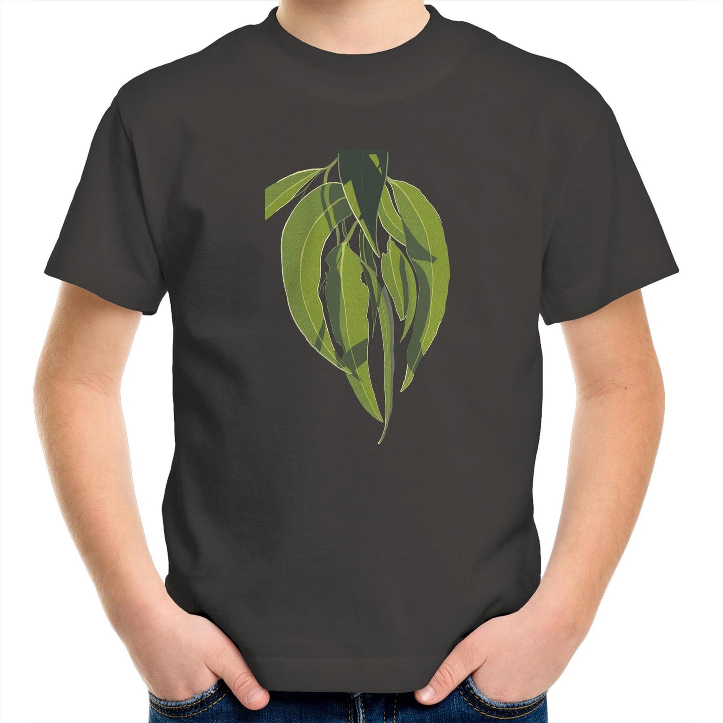 AS Colour Kids Youth Crew T-Shirt - Eucalyptus Light