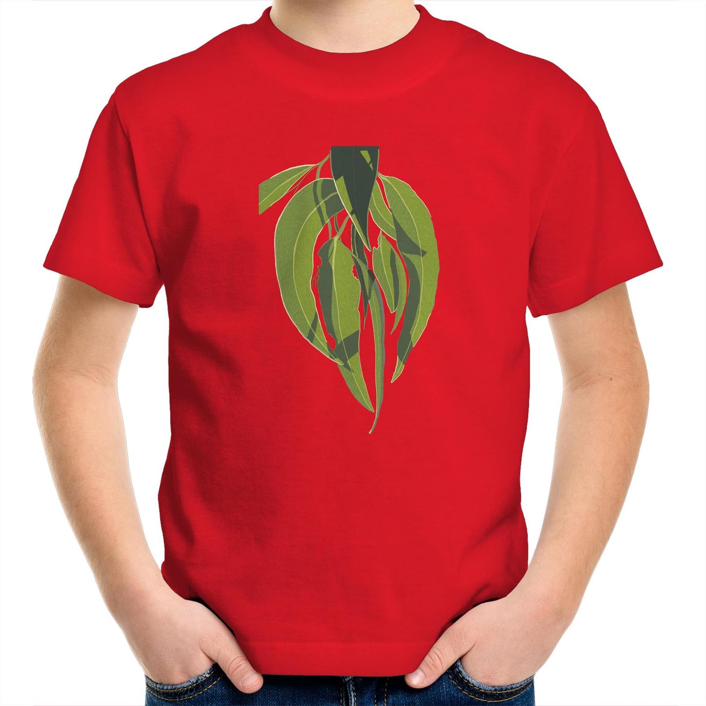 AS Colour Kids Youth Crew T-Shirt - Eucalyptus Light