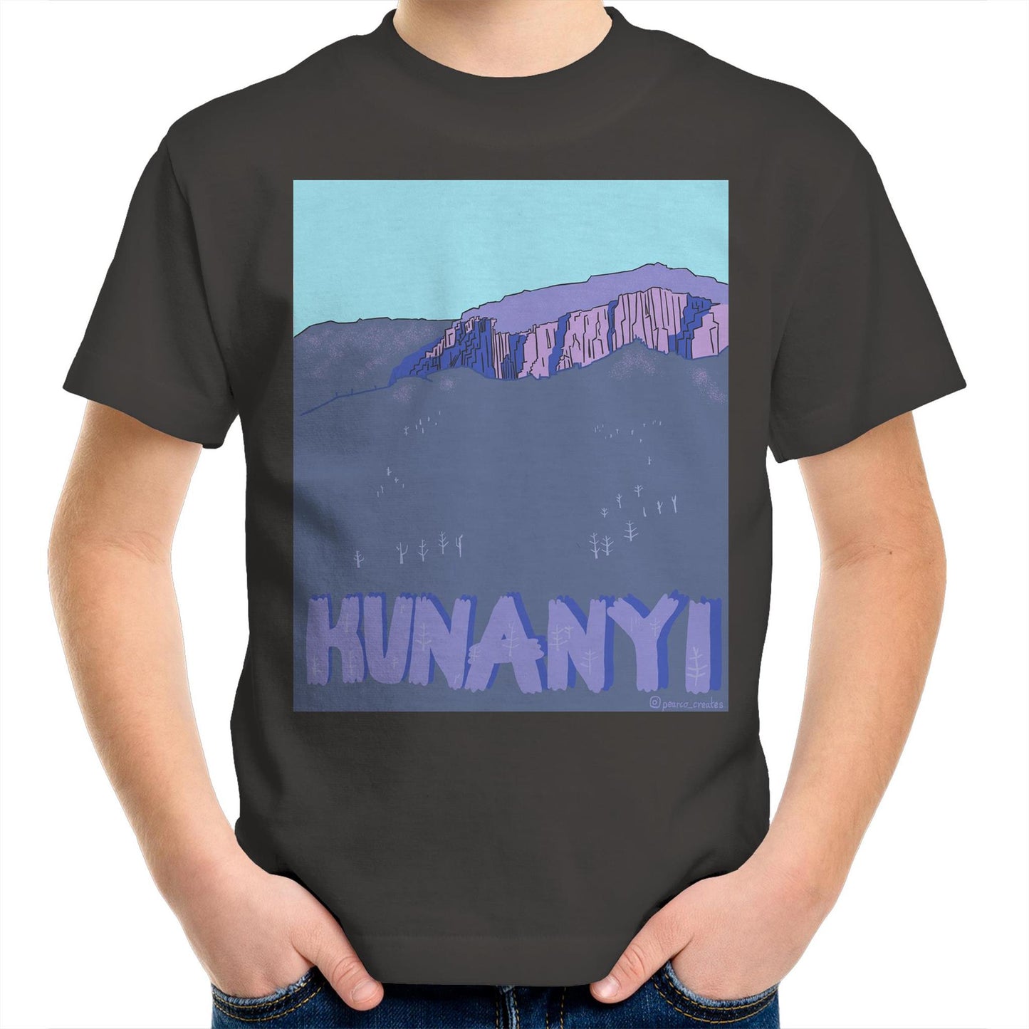 AS Colour Kids Youth Crew T-Shirt - Kunanyi