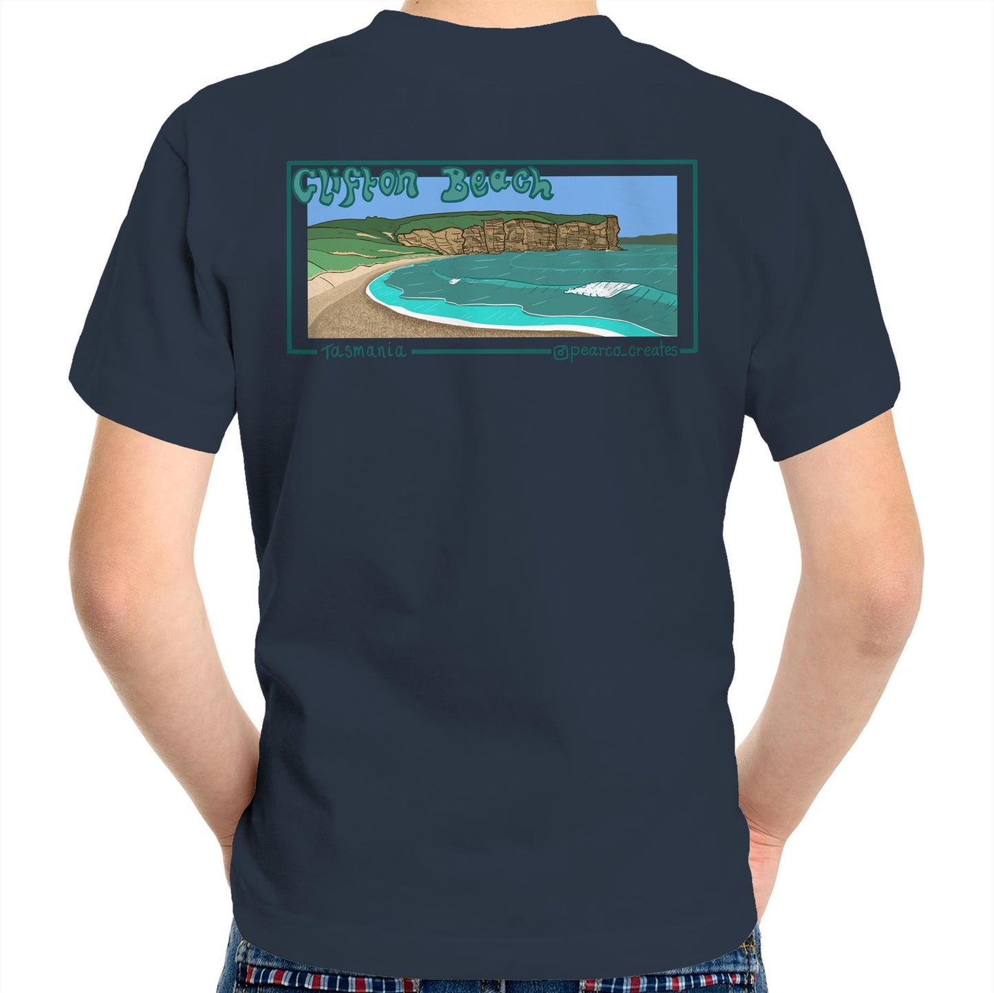 AS Colour Kids Youth Crew T-Shirt - Clifton Beach