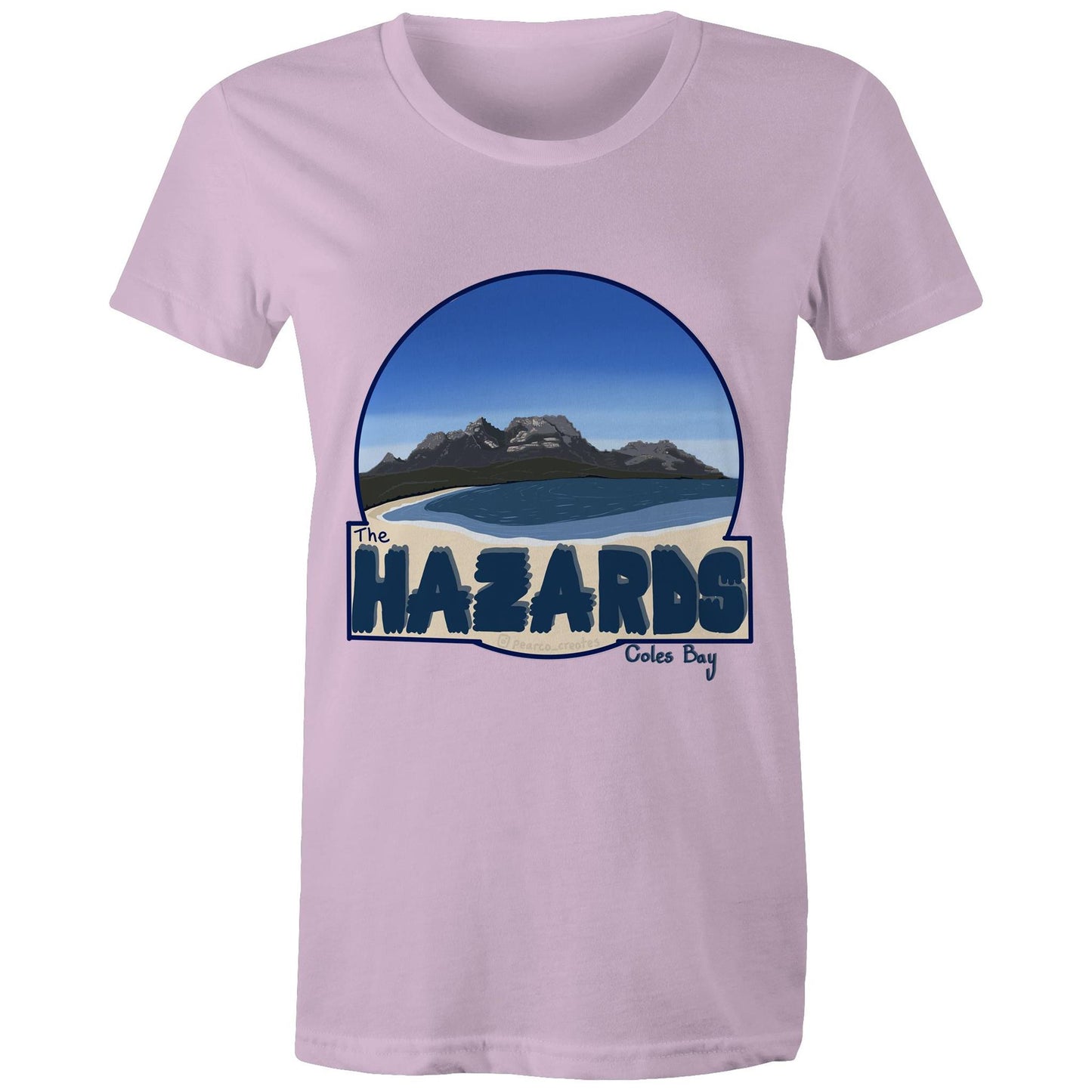 AS Colour - Women's Maple Tee - The Hazards / Coles Bay Tasmania