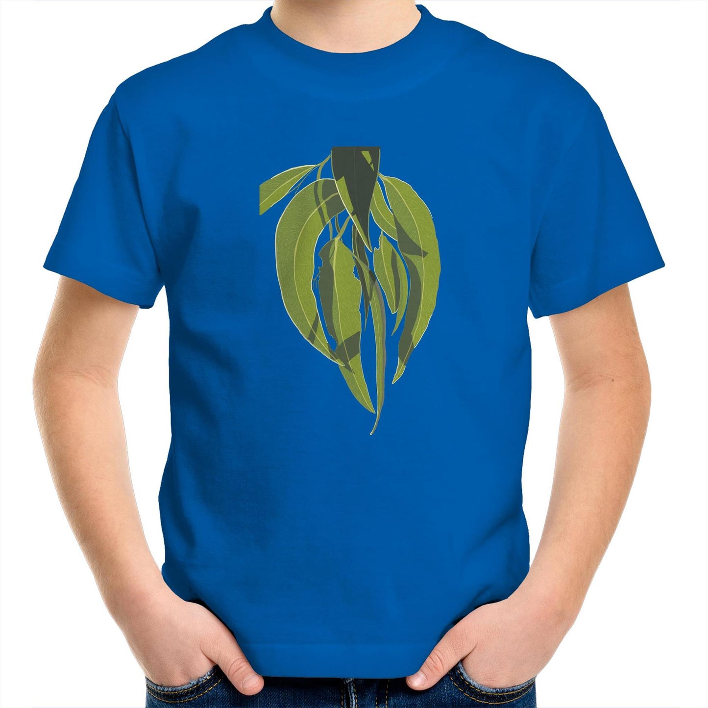 AS Colour Kids Youth Crew T-Shirt - Eucalyptus Light