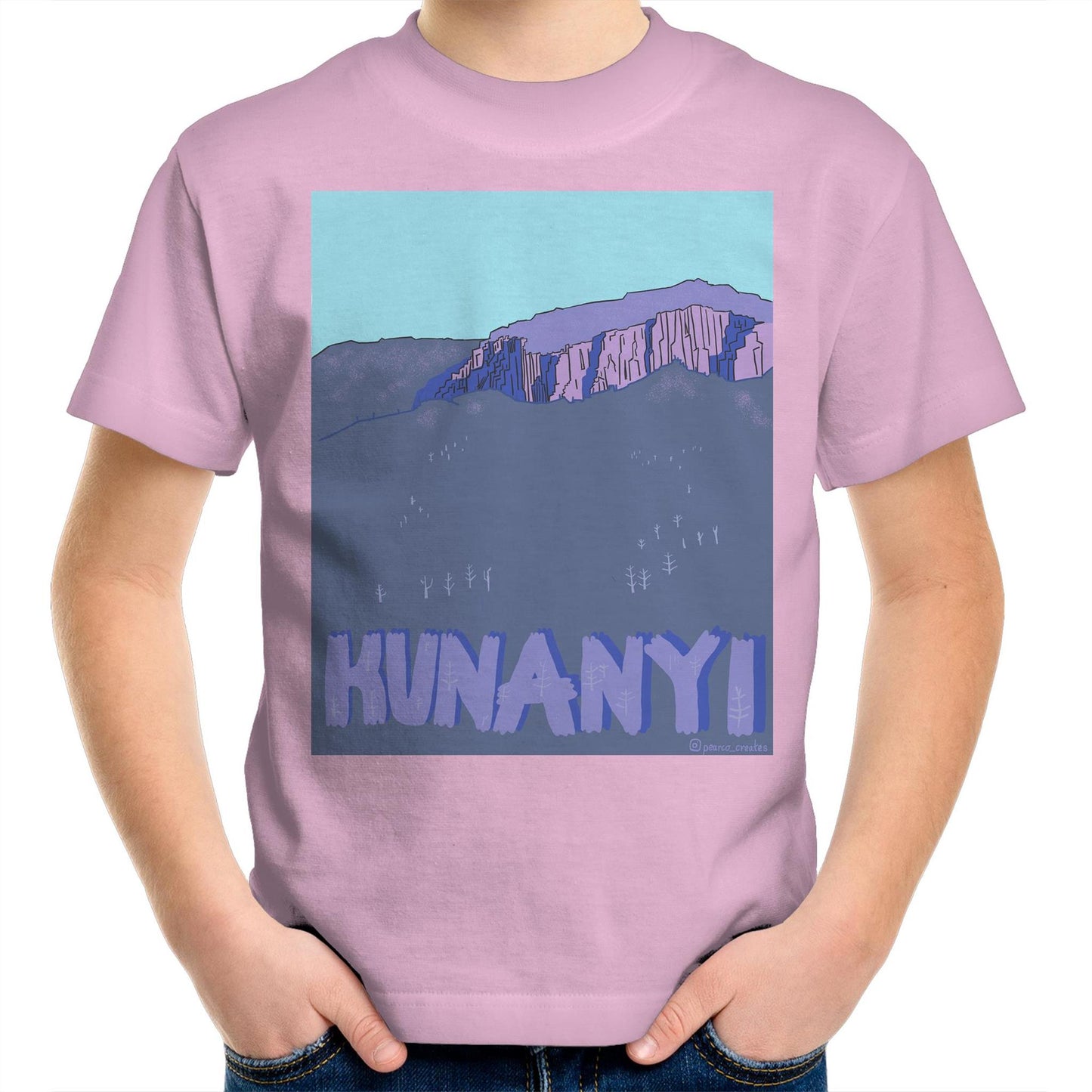 AS Colour Kids Youth Crew T-Shirt - Kunanyi