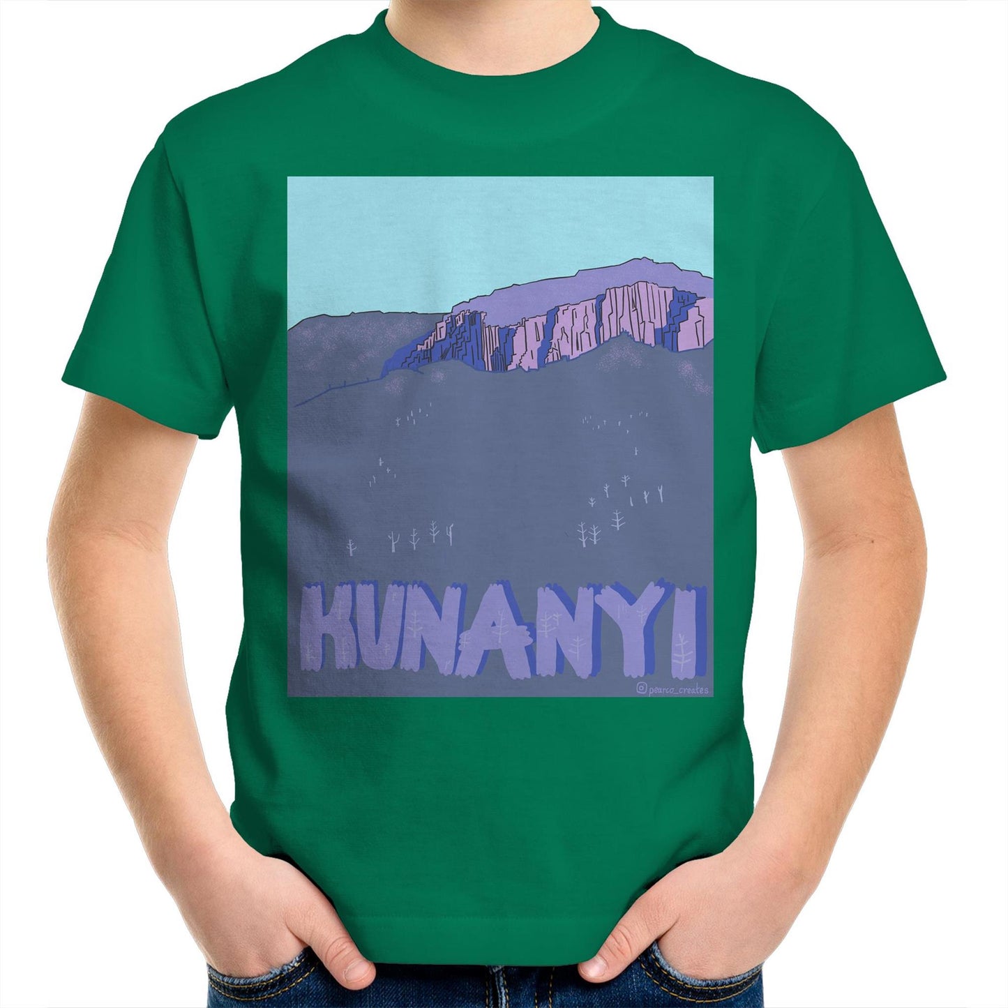 AS Colour Kids Youth Crew T-Shirt - Kunanyi