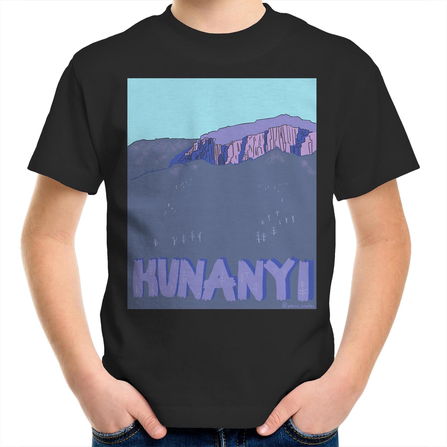 AS Colour Kids Youth Crew T-Shirt - Kunanyi