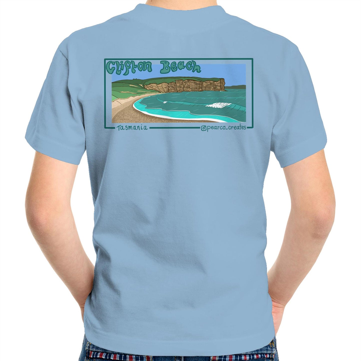 AS Colour Kids Youth Crew T-Shirt - Clifton Beach
