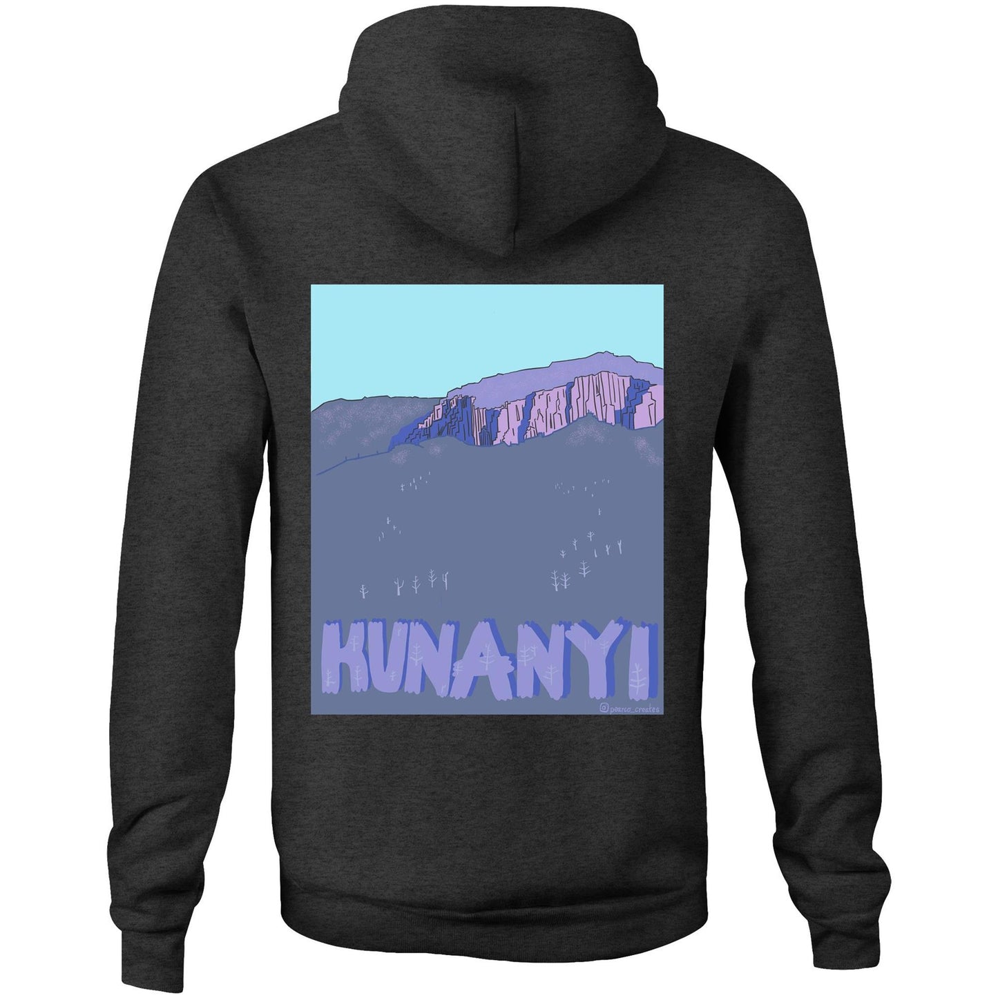 AS Colour Stencil - Pocket Hoodie Sweatshirt - Kunanyi