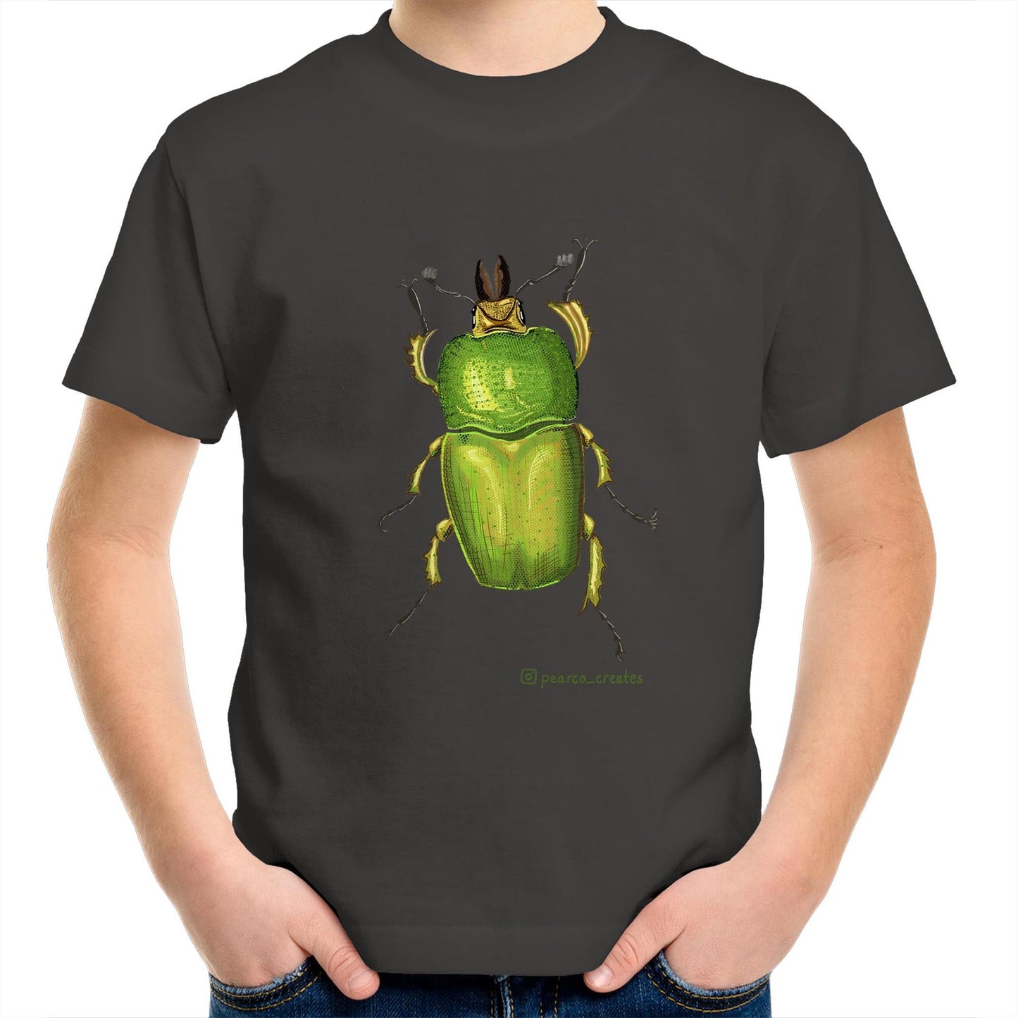 AS Colour Kids Youth Crew T-Shirt - Christmas Beetle