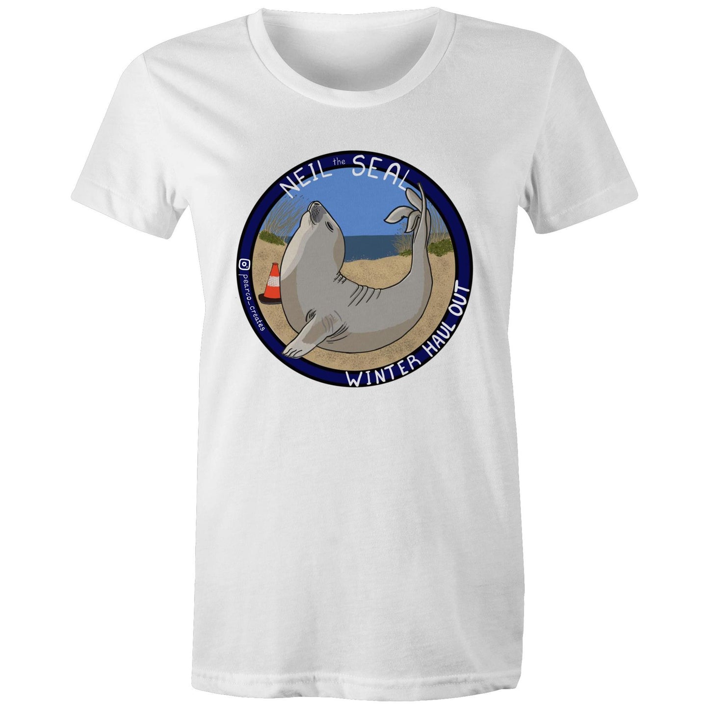 AS Colour - Women's Maple Tee - Neil the Seal