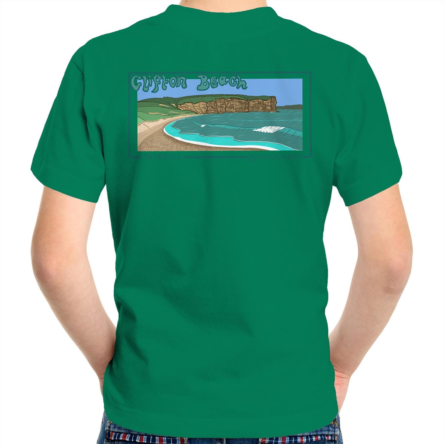 AS Colour Kids Youth Crew T-Shirt - Clifton Beach