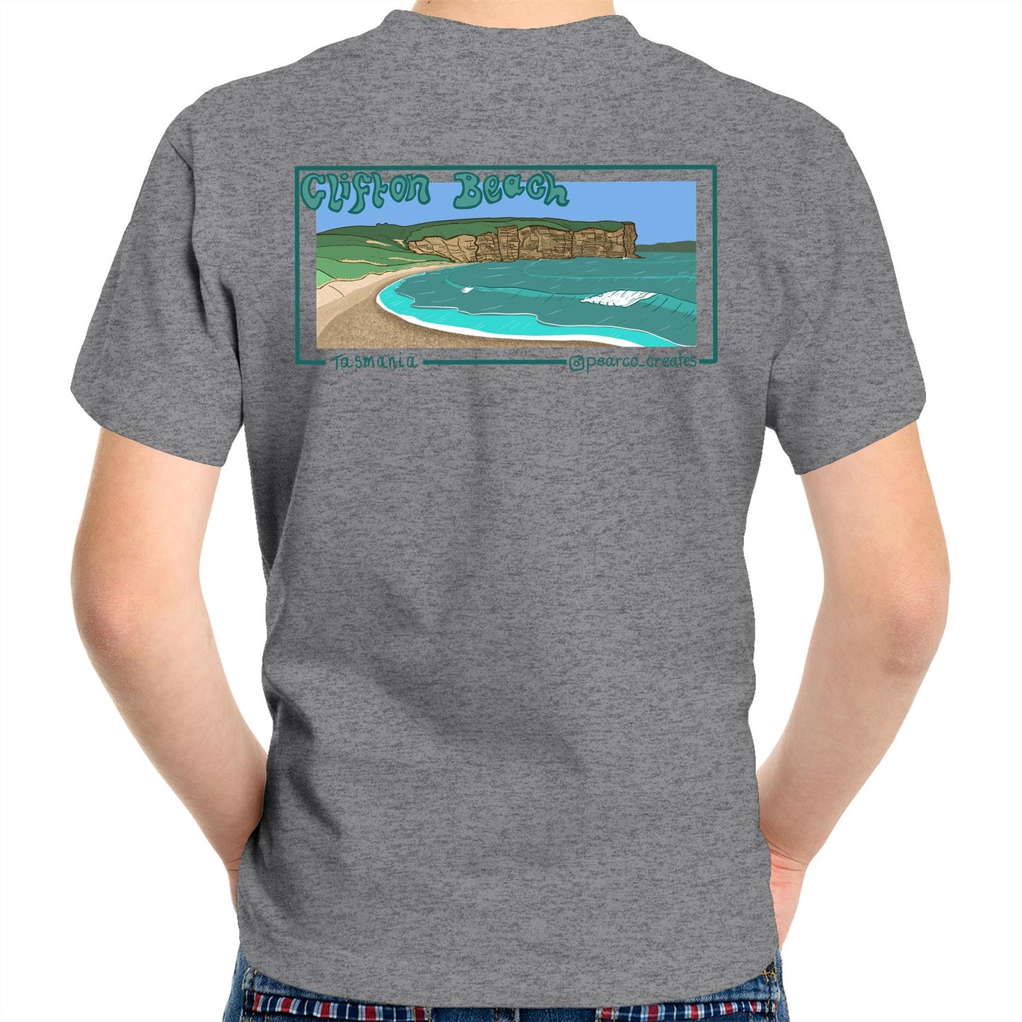 AS Colour Kids Youth Crew T-Shirt - Clifton Beach