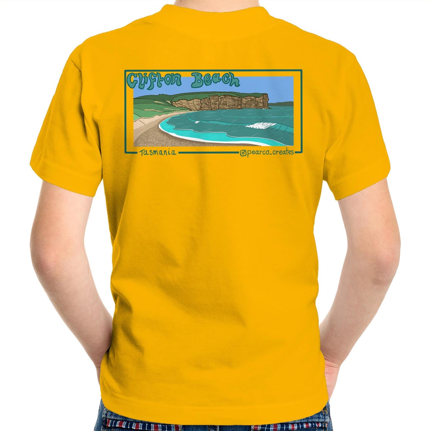 AS Colour Kids Youth Crew T-Shirt - Clifton Beach