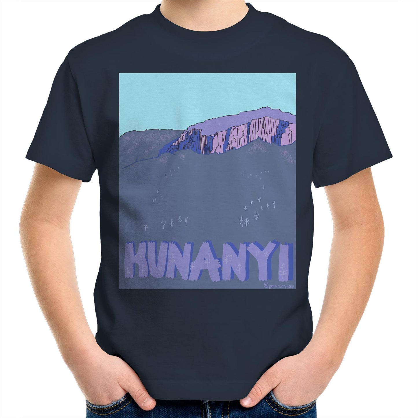 AS Colour Kids Youth Crew T-Shirt - Kunanyi