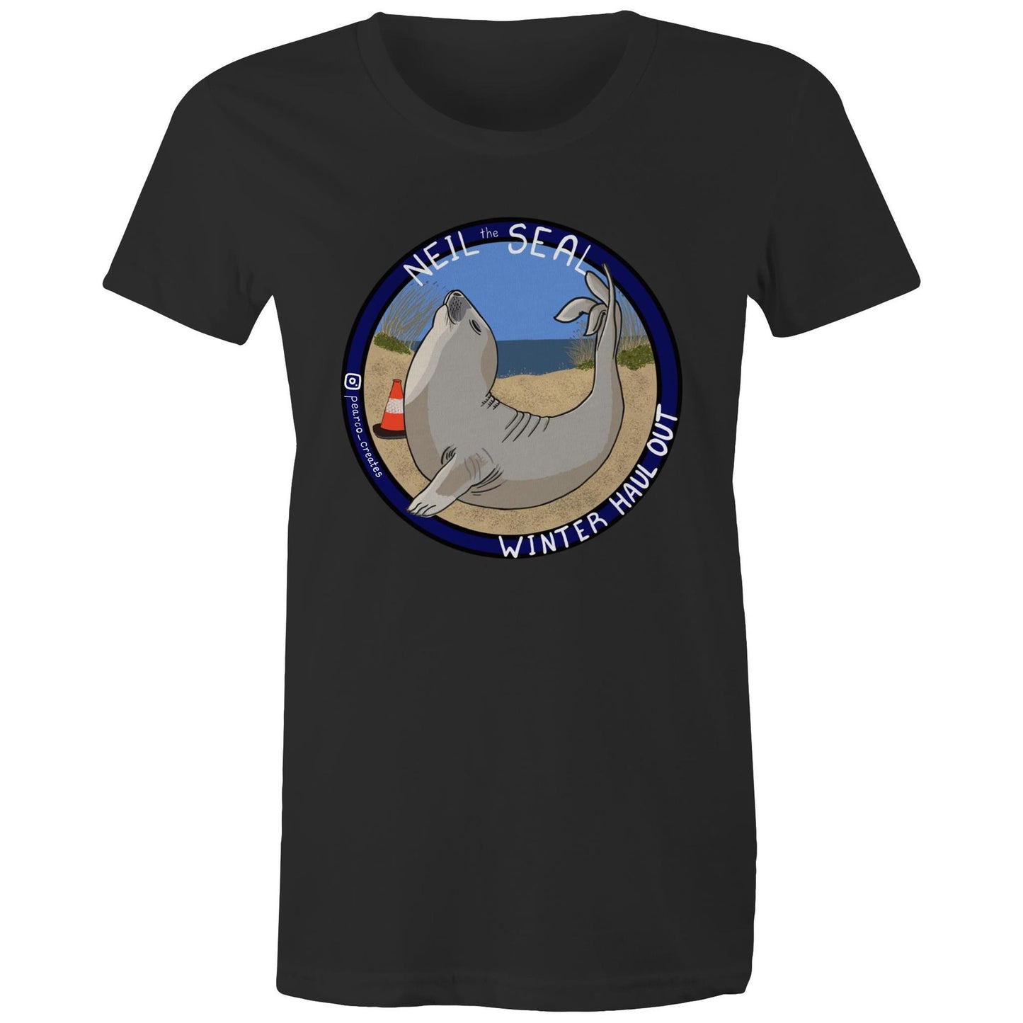 AS Colour - Women's Maple Tee - Neil the Seal