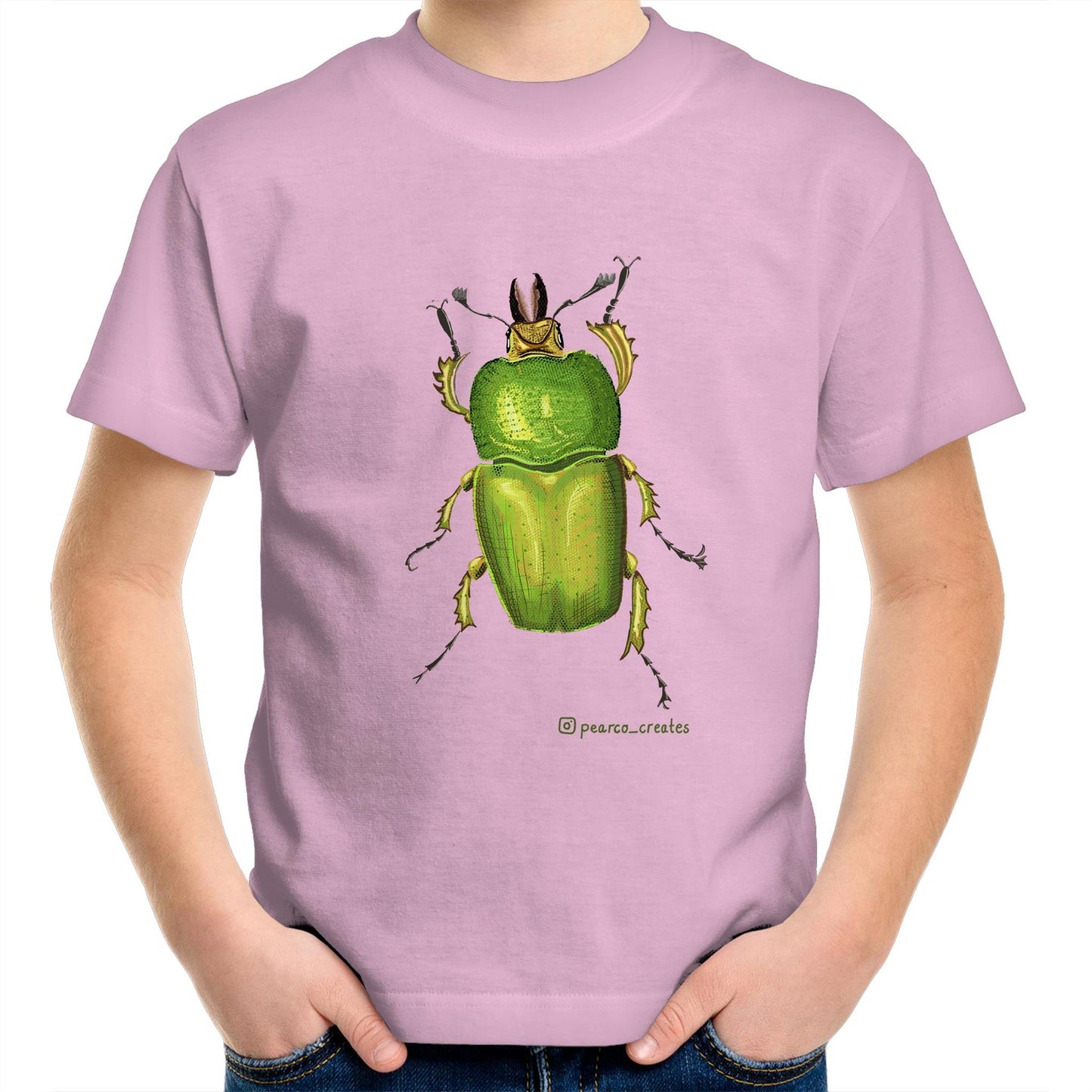 AS Colour Kids Youth Crew T-Shirt - Christmas Beetle