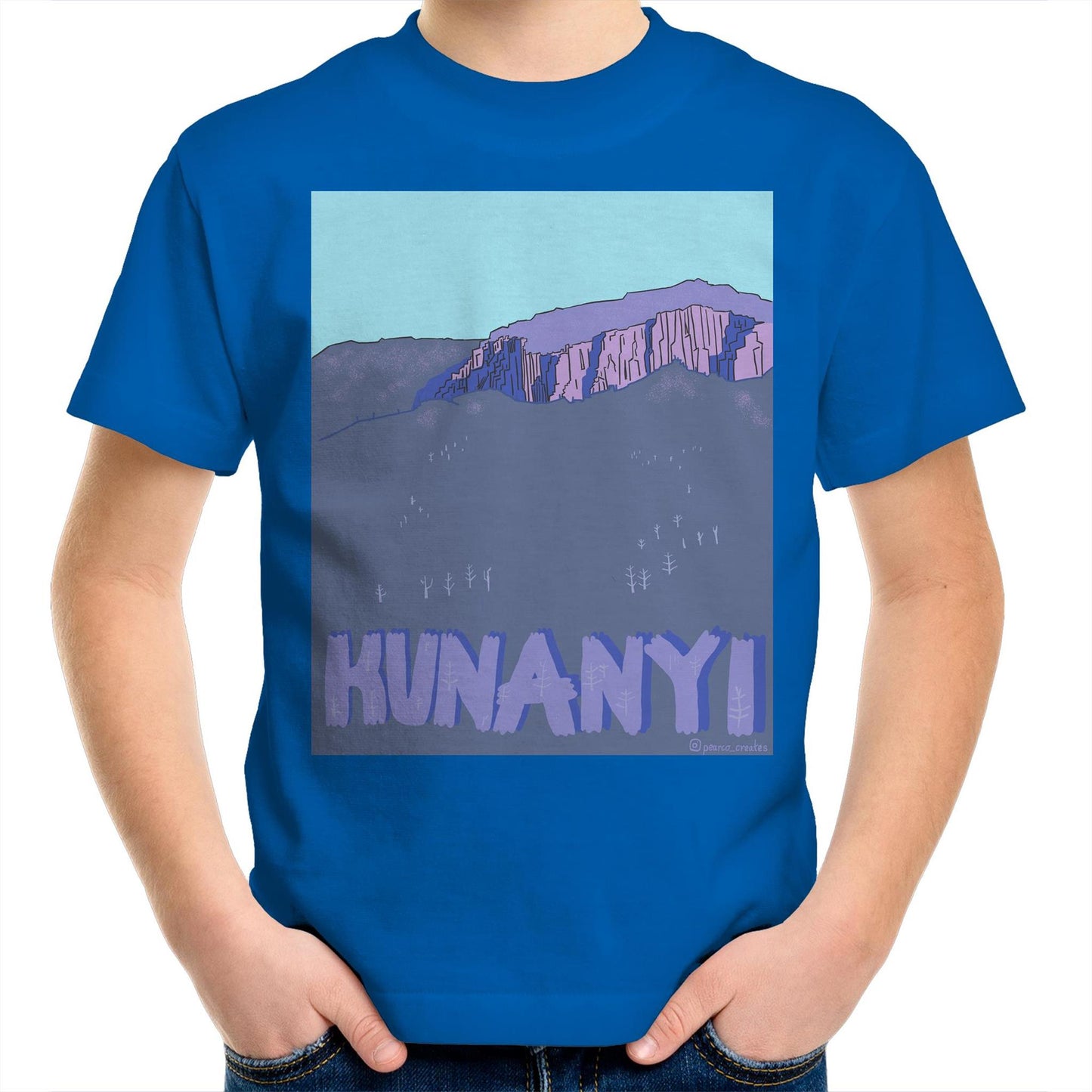 AS Colour Kids Youth Crew T-Shirt - Kunanyi