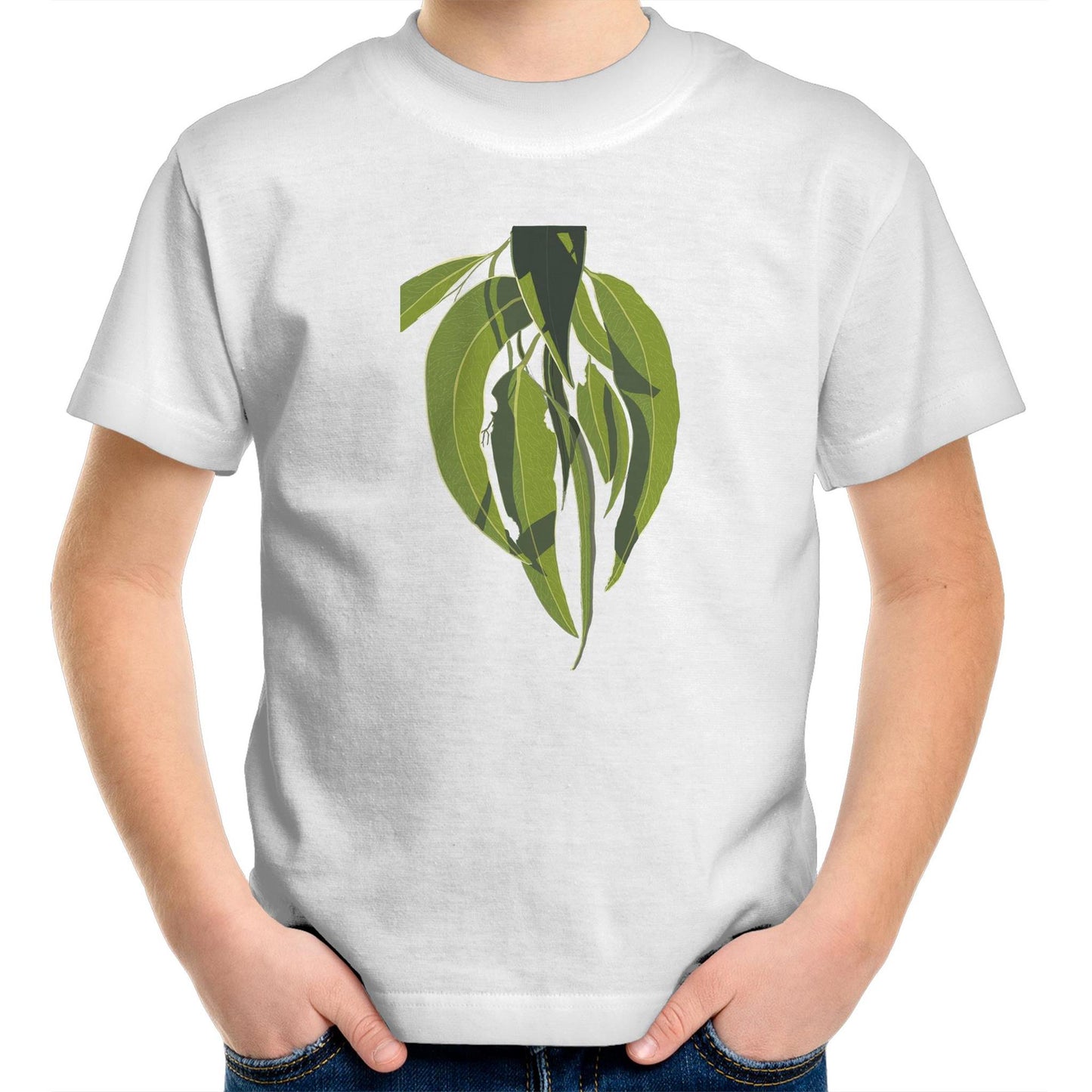 AS Colour Kids Youth Crew T-Shirt - Eucalyptus Light