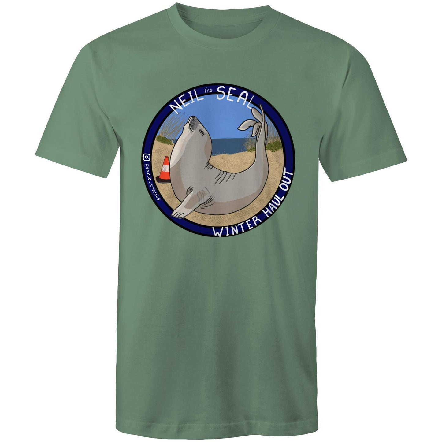 AS Colour Staple - Mens T-Shirt - Neil the Seal