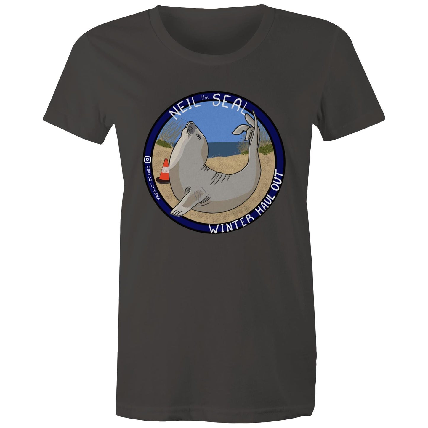 AS Colour - Women's Maple Tee - Neil the Seal