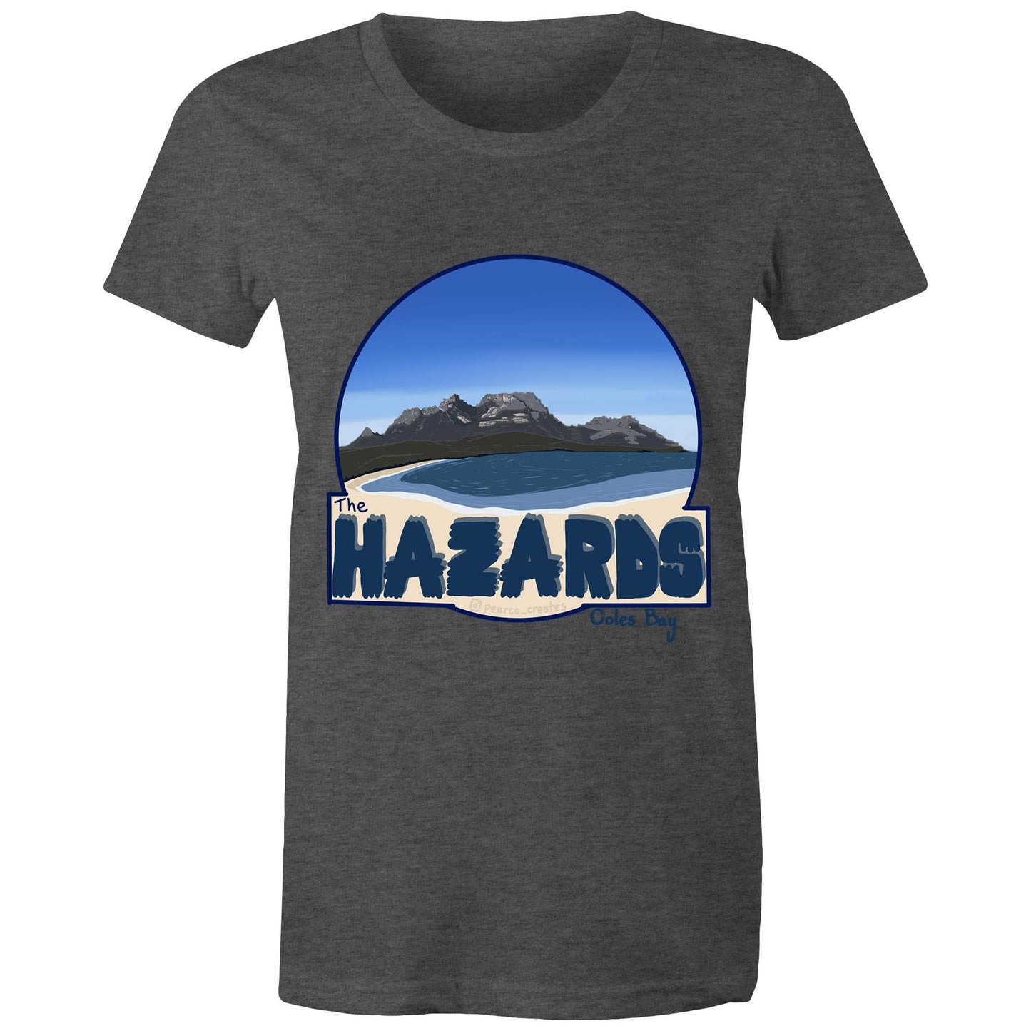 AS Colour - Women's Maple Tee - The Hazards / Coles Bay Tasmania