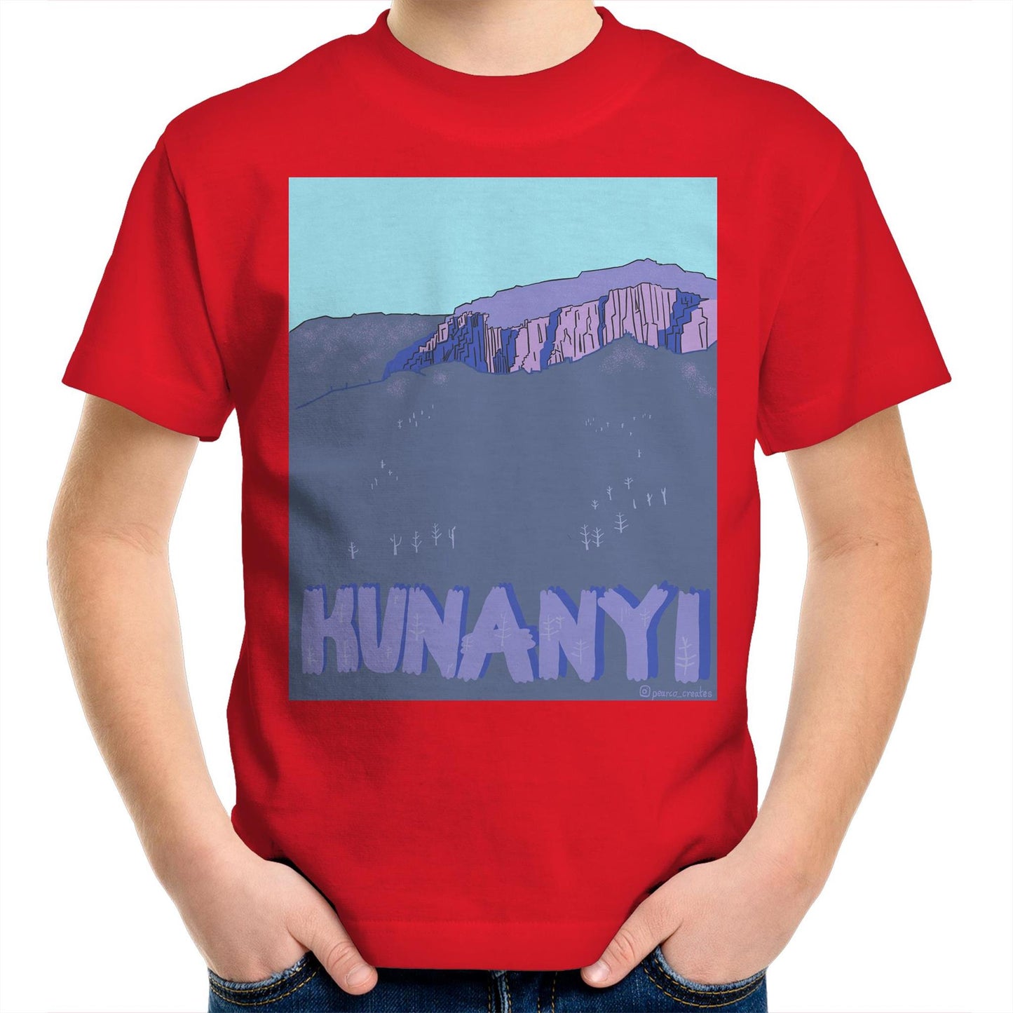 AS Colour Kids Youth Crew T-Shirt - Kunanyi