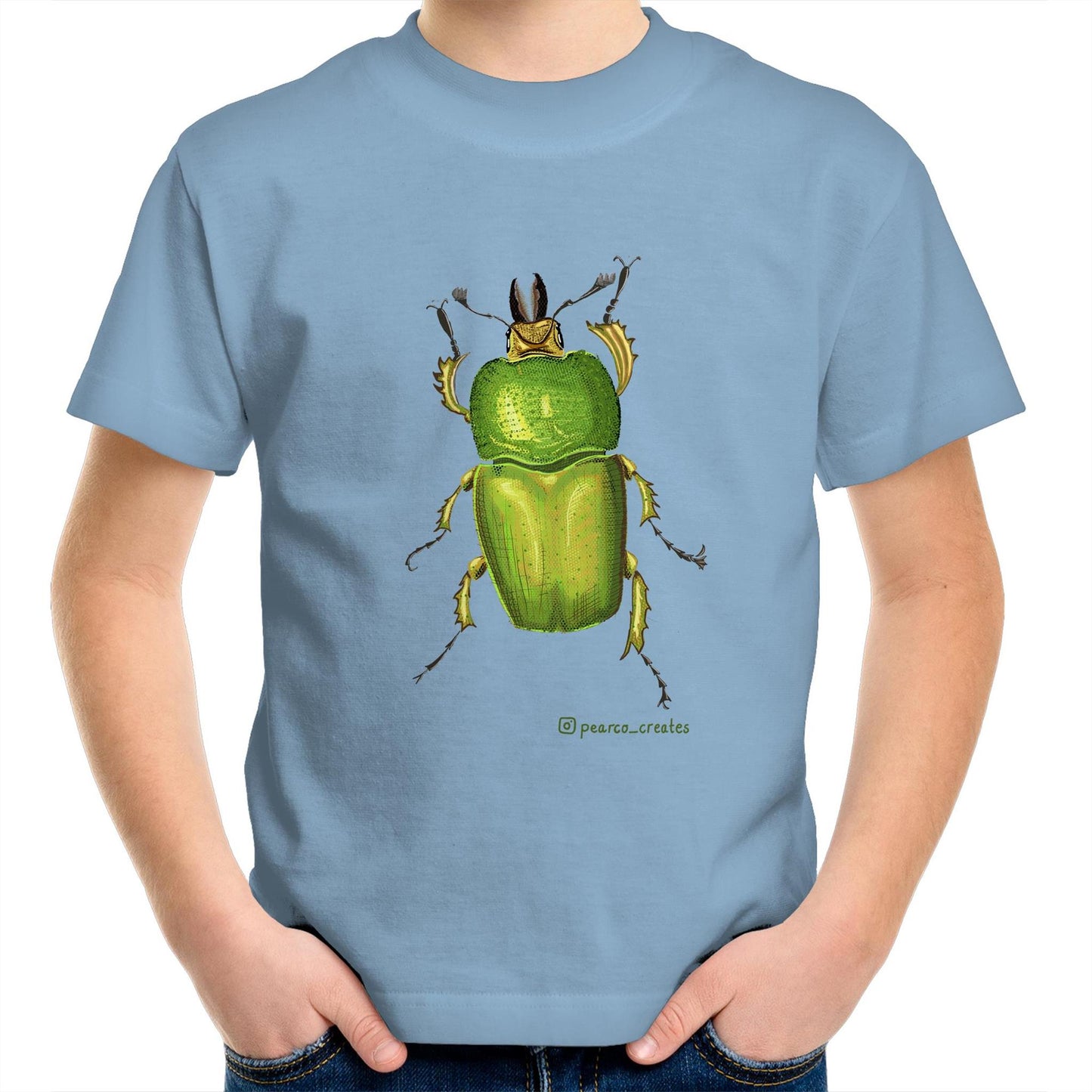 AS Colour Kids Youth Crew T-Shirt - Christmas Beetle
