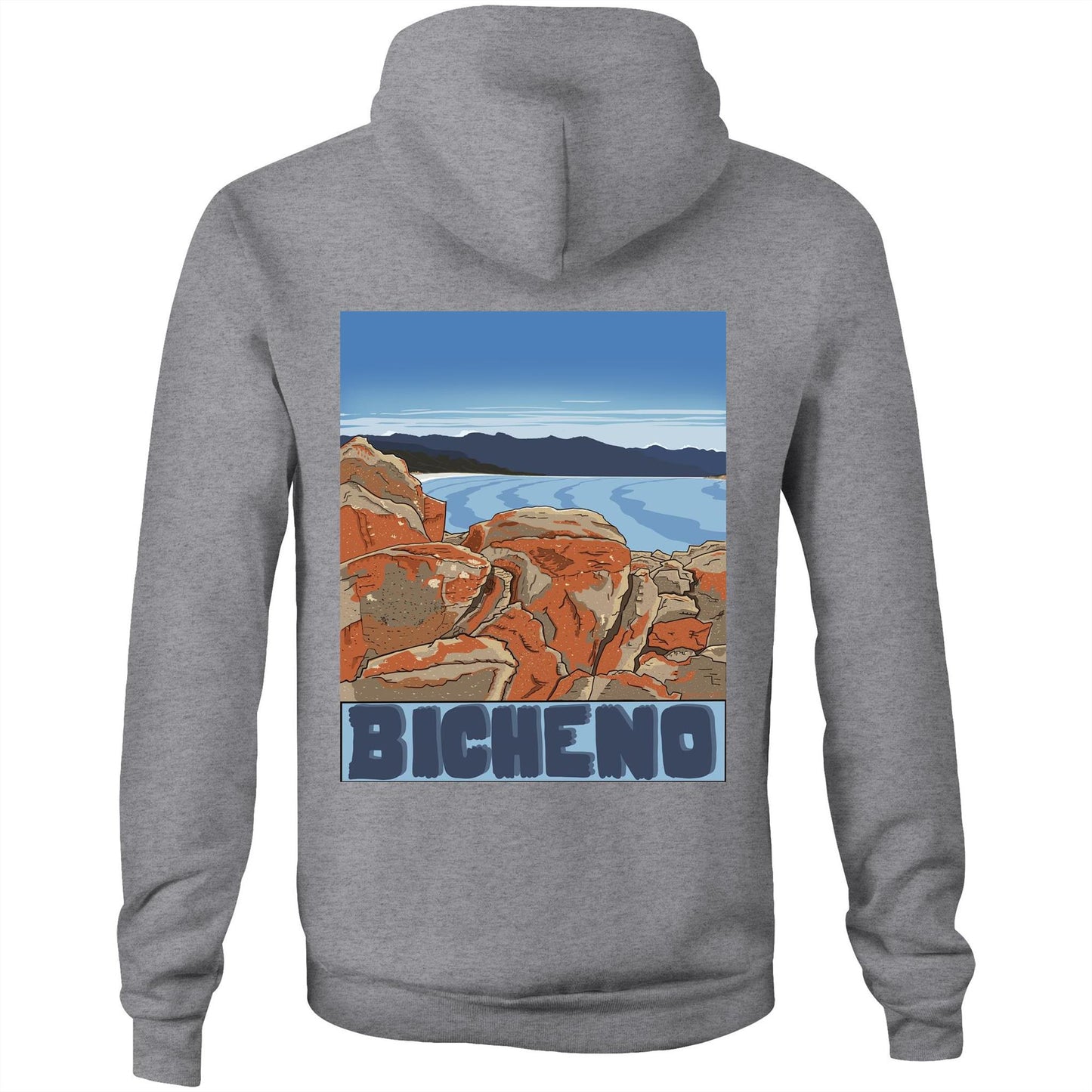 AS Colour Stencil - Pocket Hoodie Sweatshirt - Bicheno