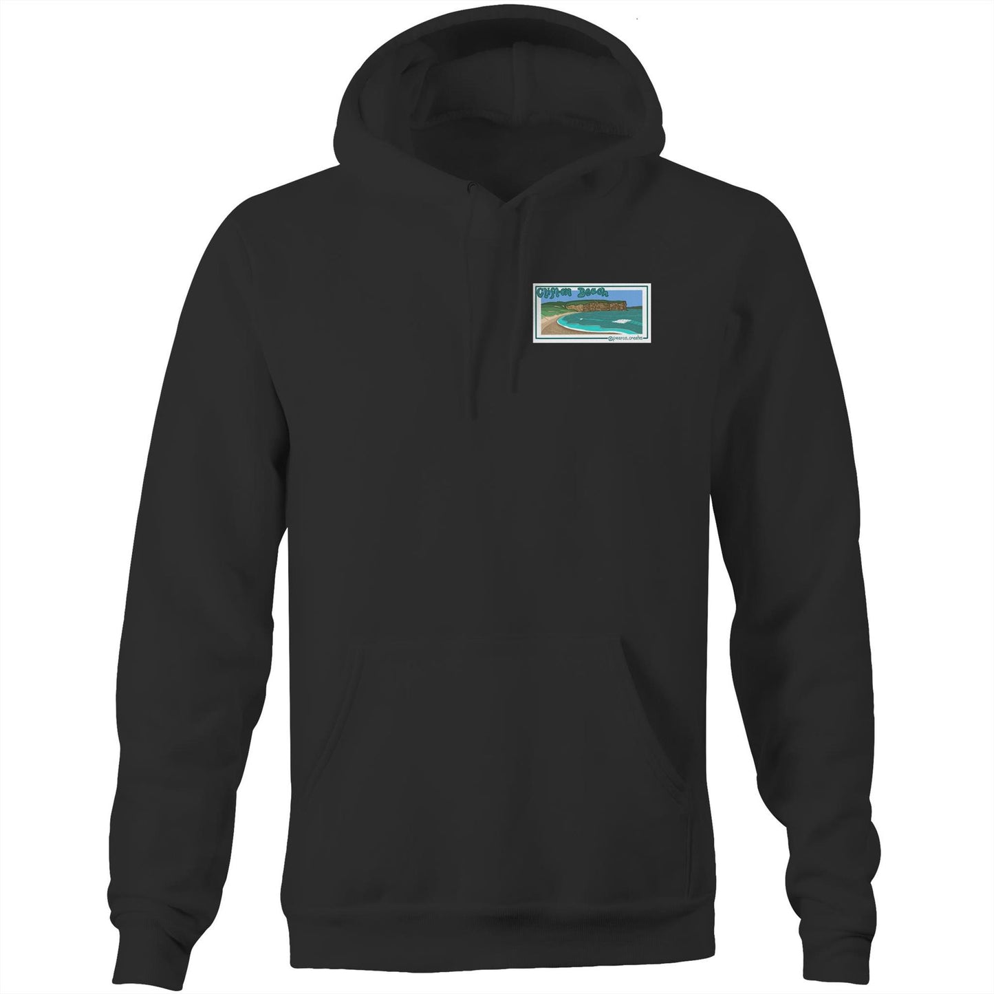Clifton pocket print - AS Colour Stencil - Pocket Hoodie Sweatshirt