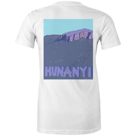 AS Colour - Women's Maple Tee - Kunanyi (back print)