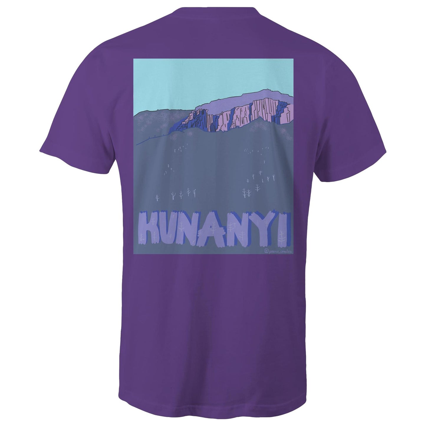 AS Colour Staple - Mens T-Shirt - Kunanyi (back print)