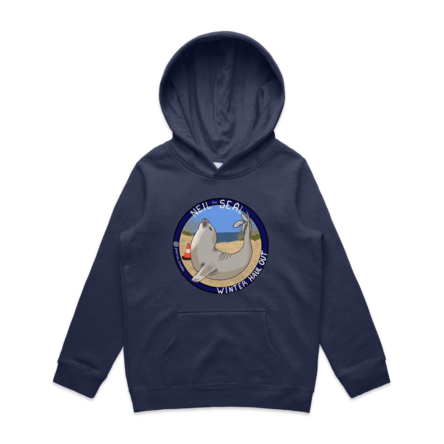 AS Colour - Youth Supply Hood - Neil the Seal