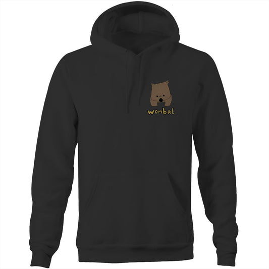 Wombat AS Colour Stencil - Pocket Hoodie Sweatshirt