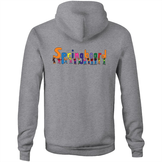 Springboard - AS Colour Stencil - Pocket Hoodie Sweatshirt
