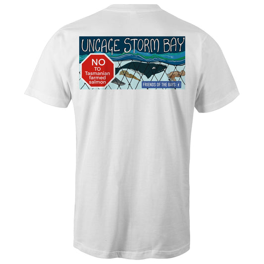 Uncage Storm Bay - AS Colour Staple - Mens T-Shirt back print