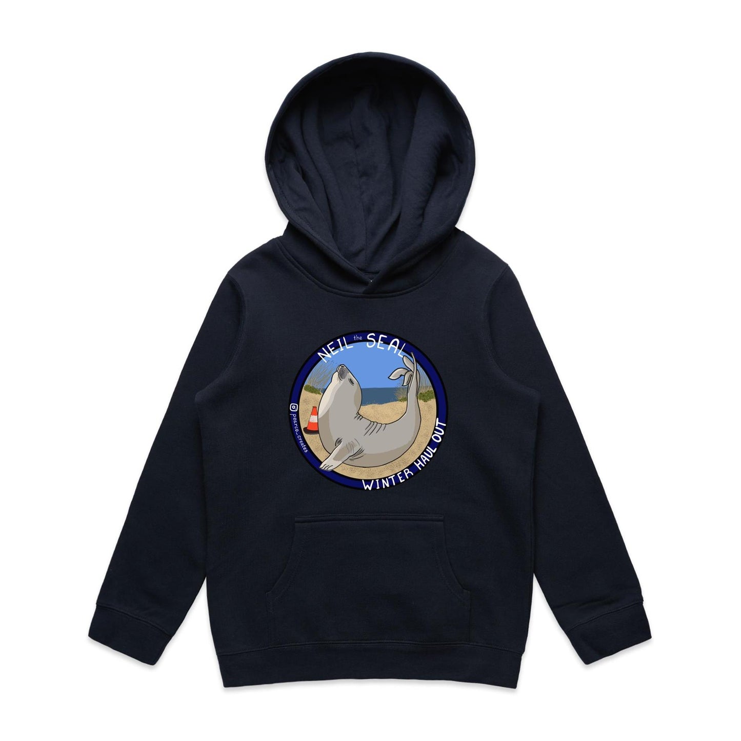 AS Colour - Youth Supply Hood - Neil the Seal