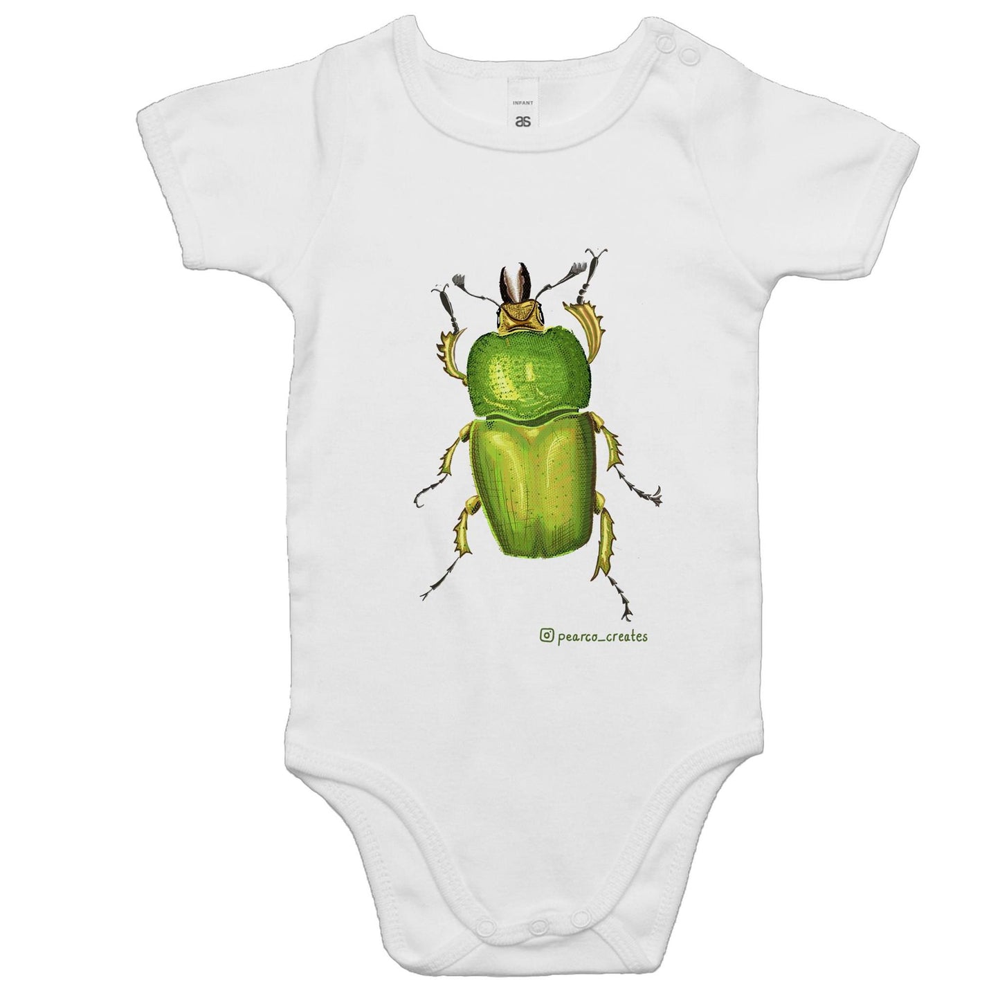AS Colour Mini Me - Baby  Christmas Beetle Onesie Romper