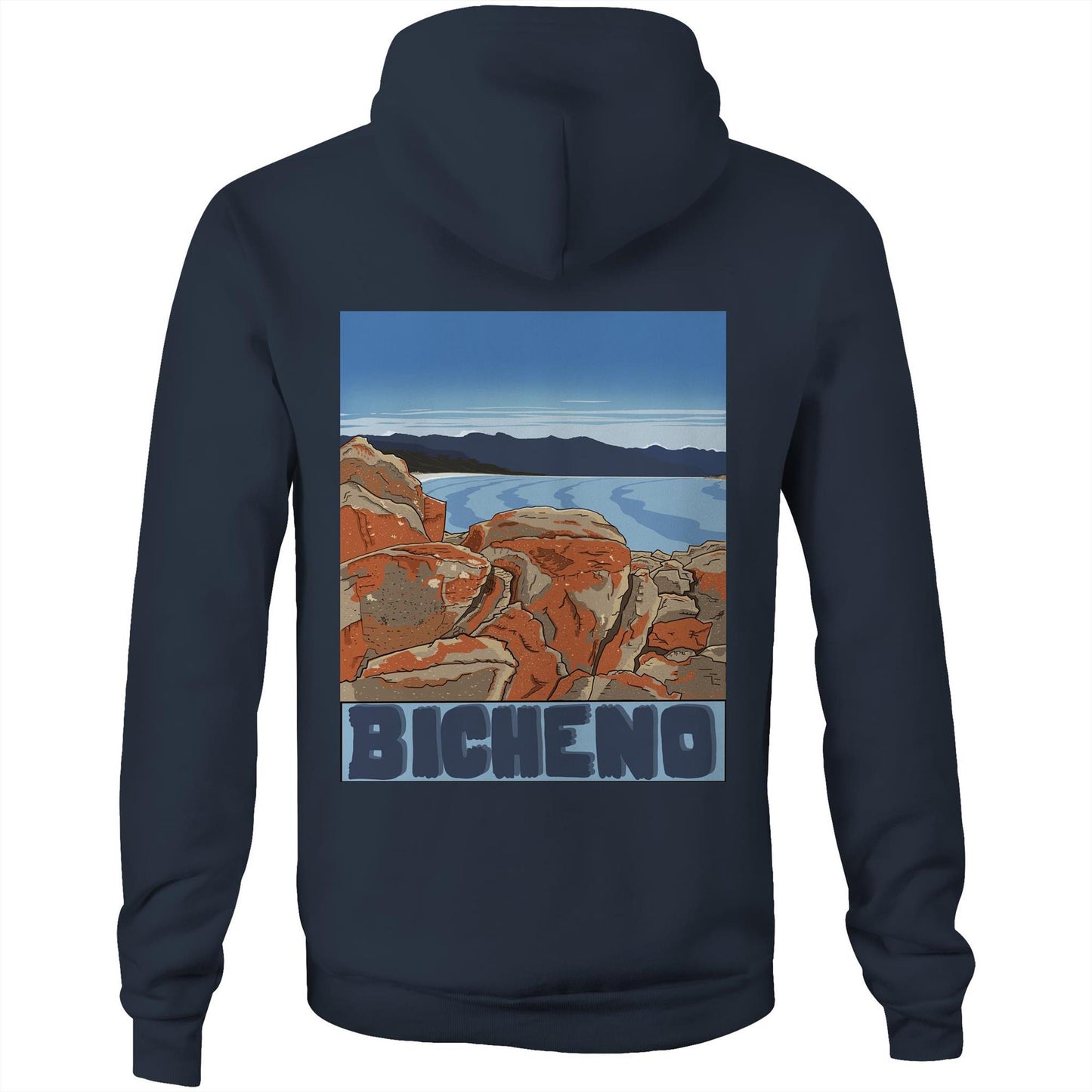 AS Colour Stencil - Pocket Hoodie Sweatshirt - Bicheno