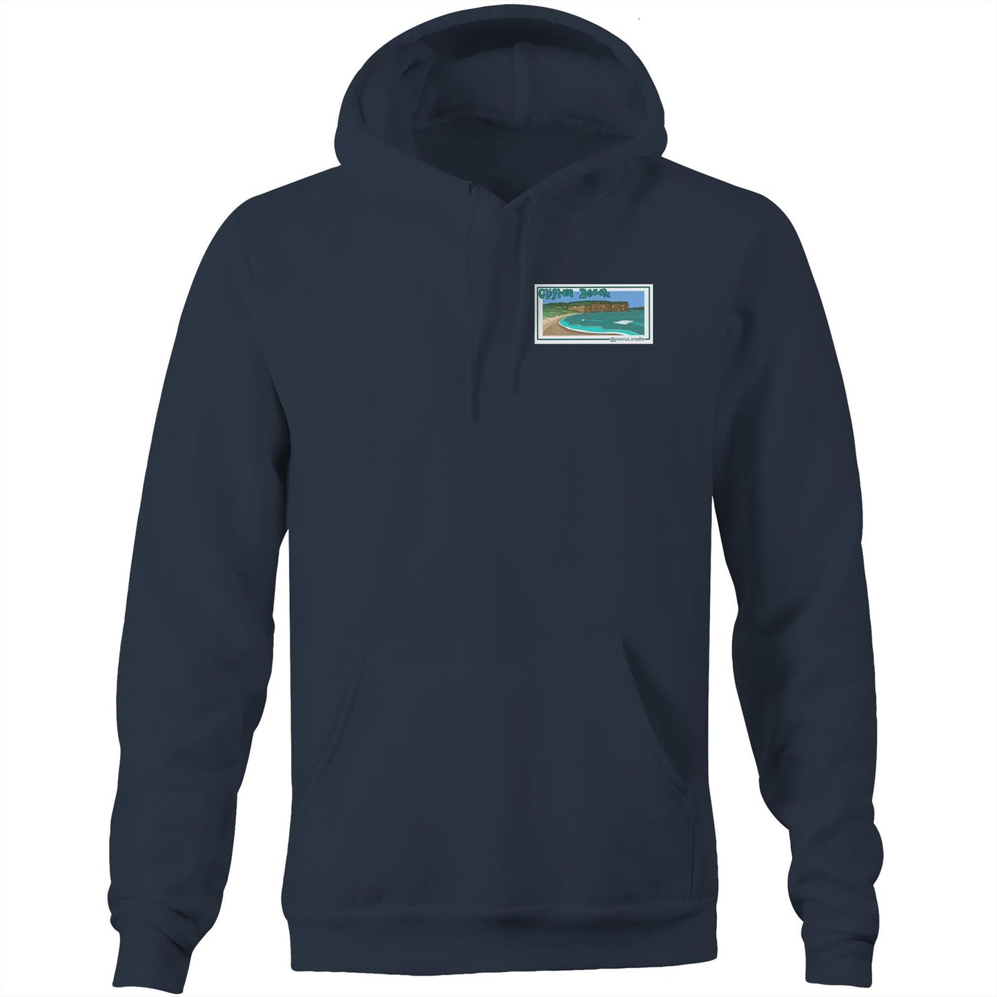 Clifton pocket print - AS Colour Stencil - Pocket Hoodie Sweatshirt