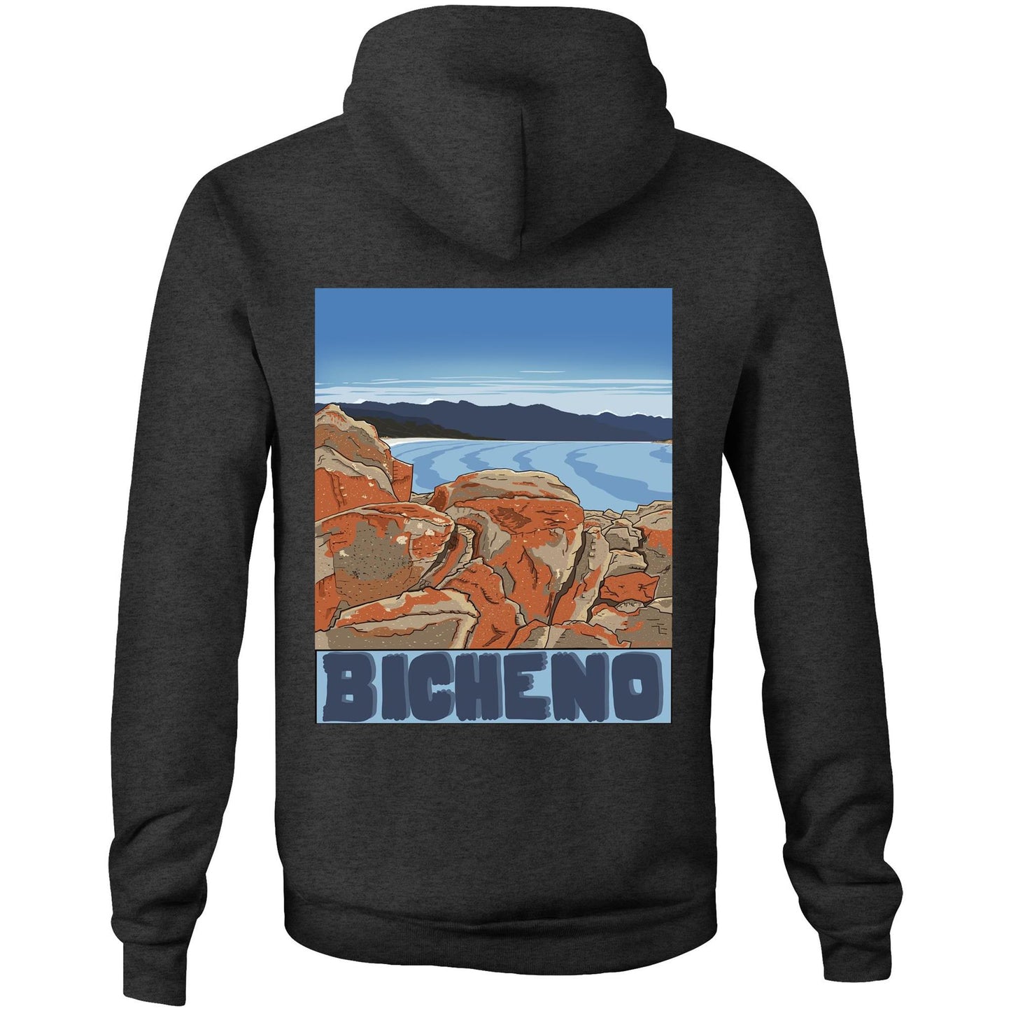 AS Colour Stencil - Pocket Hoodie Sweatshirt - Bicheno
