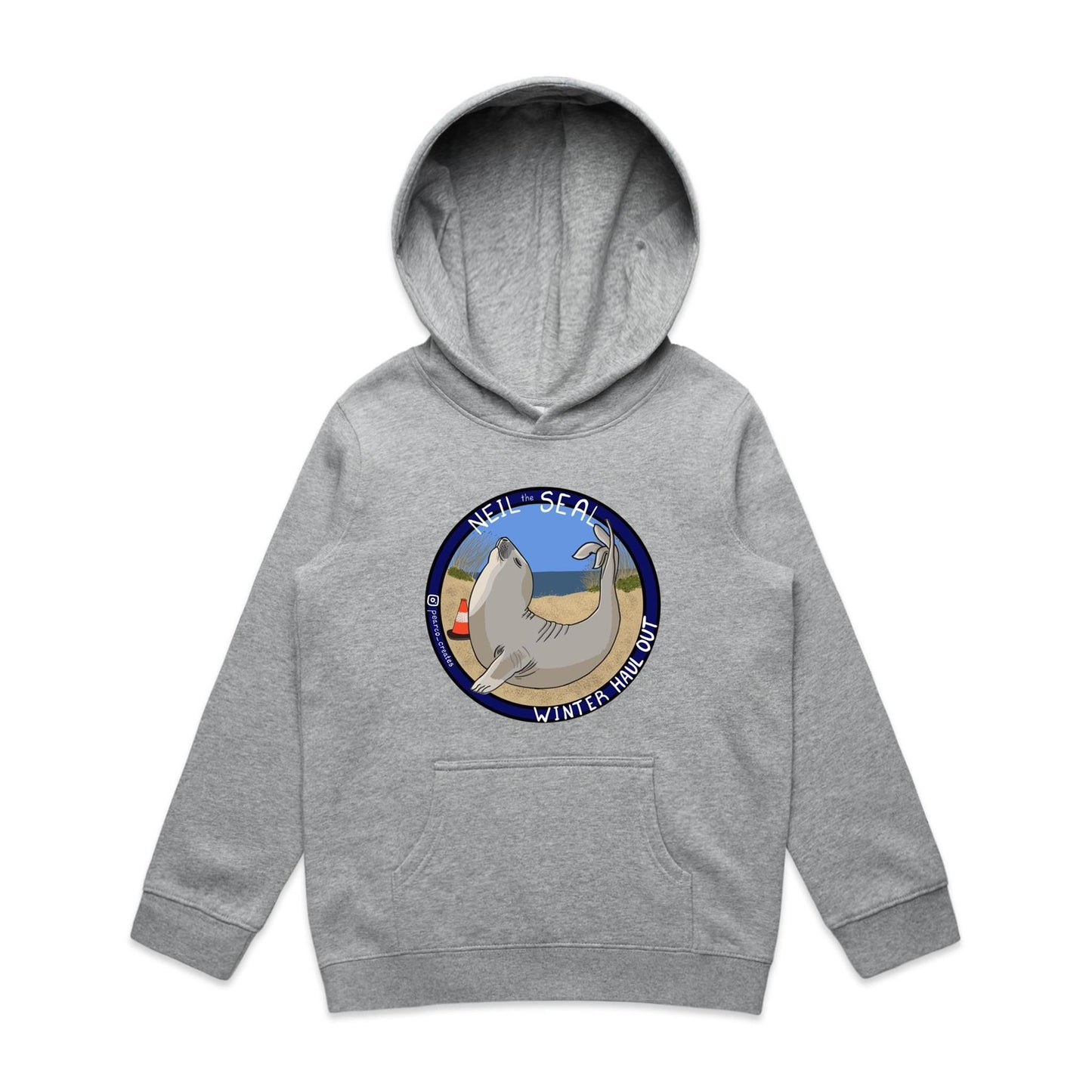 AS Colour - Youth Supply Hood - Neil the Seal