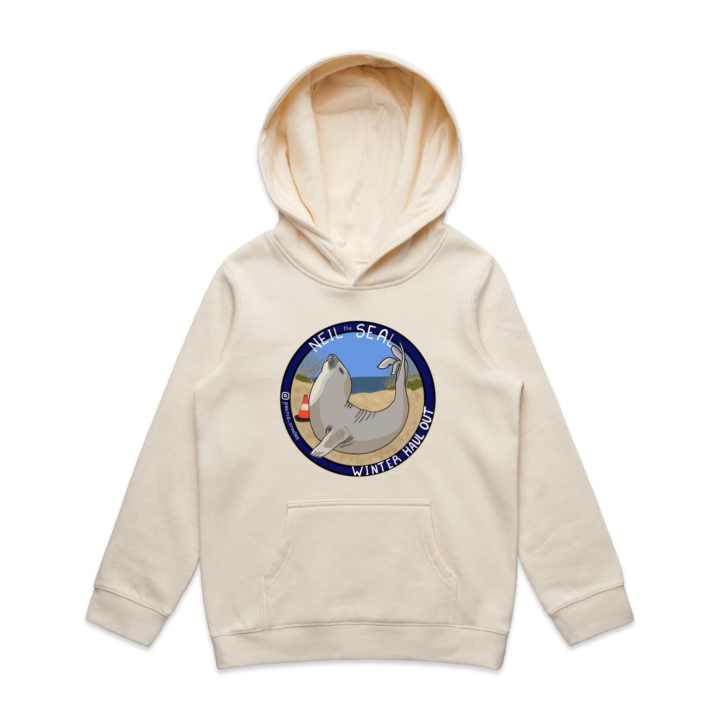 AS Colour - Youth Supply Hood - Neil the Seal