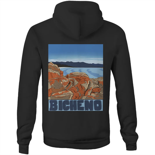 AS Colour Stencil - Pocket Hoodie Sweatshirt - Bicheno