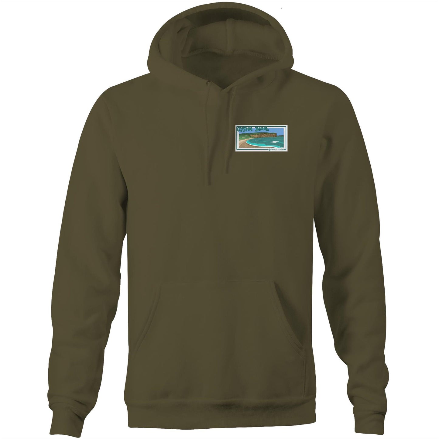 Clifton pocket print - AS Colour Stencil - Pocket Hoodie Sweatshirt