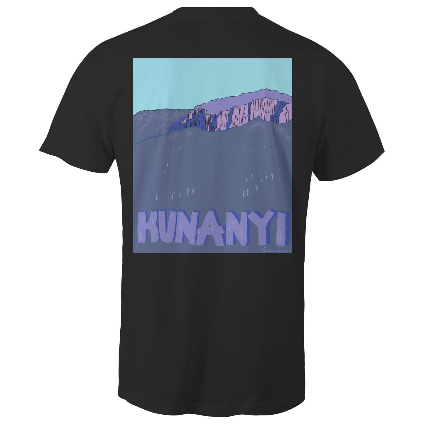 AS Colour Staple - Mens T-Shirt - Kunanyi (back print)