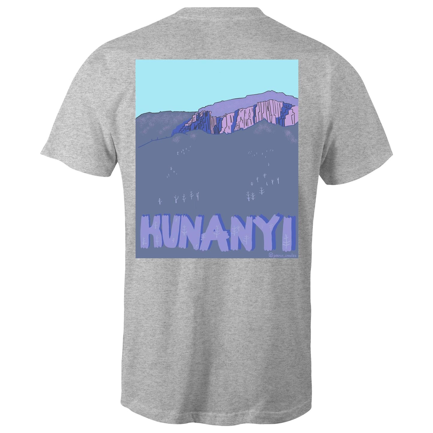 AS Colour Staple - Mens T-Shirt - Kunanyi (back print)